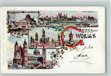 67547 W6520 Worms Gebrauchsspuren Gruss aus - Nr. 512 Kunstverlag Heng