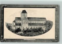 W7587 Schwarzach b Bühl, Baden Kloster-Kirche Holzrahmen 1913 Prägedruck