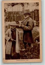 Russisch-polnische Typen AK Trachten Russland 1917