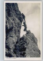 Am Gimpel Westgrat Foto AK Bergsteiger 1943