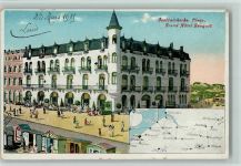 Oostduinkerke 1919 - Grand Hotel Gauquie