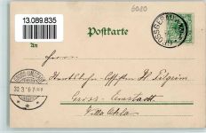 64521 W6080 Groß-Gerau 1900 Gebrauchsspuren Teilansicht AK