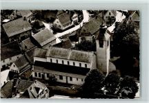 73087 W7325 Bad Boll - Luftaufnahme Evangel. Cyriakus-Kirche Basilika
