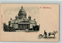 St. Petersburg Petrograd 1900 - Stengel Serie Nr. 12073 - Cathedrale de St. Isaac , Pferdekutsche