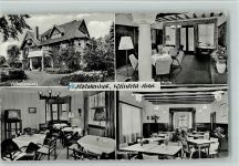 23858 W2067 Reinfeld (Holstein) 1959 - Gasthaus Pension Holstenhof mit Innenansichten, gute Erhaltung AK
