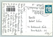 65812 W6232 Neuenhain , Taunus 1955 Foto AK Schule, Kirche, Rathaus, gute Erhaltung AK
