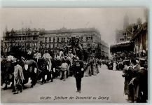 O7000 Leipzig 500 jähr Jubiläum der Universität Ereignis Festzug Adel Foto AK
