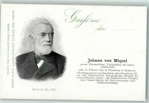 W3000 Hannover Das große Jahrhundert Serie O Nr. 480 Werbung Essers Seifenpulver Johann von Miquel Neuenhaus Preuss. Finanzminister Politiker