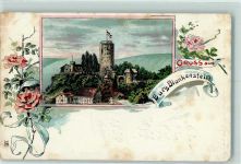45525 W4320 Hattingen , Ruhr Lithographie Burg Blankenstein