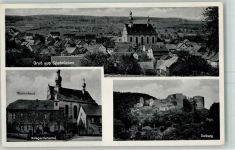 55595 W6551 Spabrücken - Marienhaus Kriegerdenkmal Dalburg Überstempel