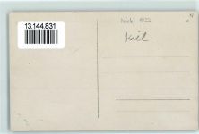 24103 W2300 Kiel , Ostsee 1922 Foto AK Winter Eis Ort handschriftlich
