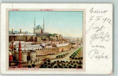 Kairo Cairo 1902 Gebrauchsspuren La Citadelle