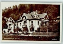 79837 W7822 St. Blasien Foto AK Pension Naegele