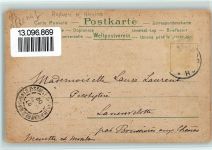 W8999 Aspach Gruss aus - Kneipperei , Wassertreten - Litho Kur 1902 Gebrauchsspuren