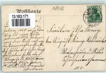 08312 O9406 Lauter , Sachs 1907 - Kgl. Oberförsterei Geweih