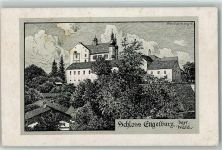 94539 W8351 Engelburgsried Künstlerkarte Schloß Engelburg Zeichnung Atelier Eug. Felle 1916