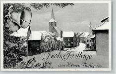 W6550 Planig , Rheinhess Weihnachten - AK Städteglückwunsch