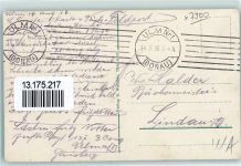 89073 W7900 Ulm , Donau 1916 - Wallstrassenbrücke