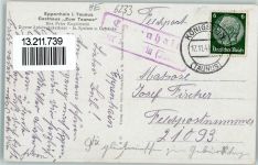 65779 W6233 Eppenhain , Taunus 1941 Gebrauchsspuren Gasthaus zum Taunus AK