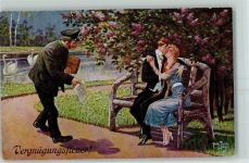 Serie 256-8 Verlag Gebr. Dietrich - Vergnügungssteuer Küsse AK Thiele, Arthur