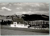 96231 W8623 Bad Staffelstein Privatfoto AK Berggasthaus am Banzer Wald Auto