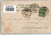 Franken Scheine AK Geldschein auf AK 1901