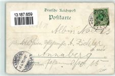 09111 O9000 Chemnitz , Sachs 1899 Lithographie Nicolai Kirche Bahnhof Marktplatz St. Petri Schlachthof Viehhof Justiz Palast Kaserne Schlossteich Ruderboot