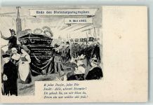 Ende des Diktaturparagraphen 1902 AK Politik Gebrauchsspuren