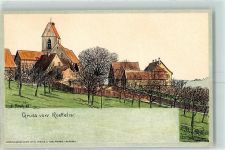 W7850 Haagen , Baden Gruss von Roetteln Verlag Haerdle Nr. 10 AK Daur, H. 1899 Lithographie
