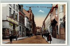 47533 W4190 Kleve , Niederrhein - Große Straße Geschäft S. Mildenburg Gasthaus Kaiserhof