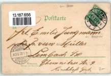 09111 O9000 Chemnitz , Sachs 1902 Lithographie Nicolaikirche Stollenberger Straße Marktplatz innere Johannisstraße Reichsbank Kutsche Blumen