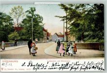77652 W7600 Offenburg 1903 Gebrauchsspuren Lindenplatz und Steinstraße