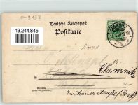 09111 O9132 Einsiedel b Chemnitz, Sachs 1897 Gebrauchsspuren Gasthaus Stöckel Papierfabrik Kirche Schule Talsperre