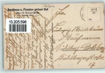 76596 W7564 Forbach , Baden 1929 - Gasthaus grüner Hof AK