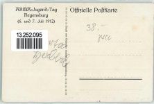 W8400 Regensburg ARMA Jugendtag unter dem Protektorat Prizessin Elisabeth Helene und des Prinzen Raphael Thurn und Taxis Adel 1912