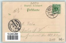 01824 O8324 Rathen Kurort , Sachs 1897 - Amsel Fall Schwedenhöcker