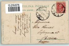 Genova Lithographie Prägedruck Passepartout Via XXSettembre Wappen Monumento Collegni Monu. Vittorio Emanuele II Monumento Garibaldi Venezia Mon. Principe Indiano Firenze Passepartout 1911 Gebrauchsspuren