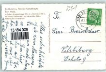 94541 W8351 Kerschbaum , Niederbay - Gasthaus zum Büchelstein Emailleschilder Briefkasten