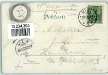 24103 W2300 Holtenau 1900 Lithographie Gruss aus Leuchtturm Schleuse Hochbrücke AK