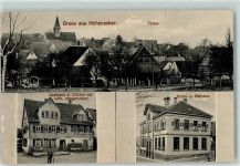 71332 W7050 Hohenacker - Gasthaus zum Ochsen Schul- und Rathaus