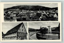 89173 W7901 Urspring , Kr Ulm, Donau - Lonequelle Gasthaus zum Hirsch