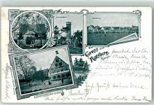 91080 W8525 Marloffstein 1899 - OT. Ratsberg Gasthaus Stähl Aussichtsturm Schloß