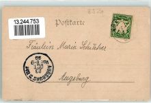 91080 W8525 Marloffstein 1899 - OT. Ratsberg Gasthaus Stähl Aussichtsturm Schloß