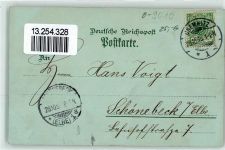 09111 O9000 Chemnitz , Sachs 1899 Lithographie / Mondschein Bahnhof Rathaus Neumarkt Kutschen