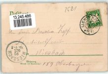 96215 W8620 Lichtenfels , Bay Lithographie Schloß Banz Kirche Vierzehn Heiligen Staffelberg