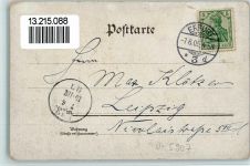 O5907 Thal b Eisenach, Thür Gruss aus - Glückskleeblatt 1905 Lithographie