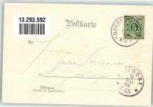 71394 W7053 Kernen im Remstal 1898 Lithographie Kernen-Turm Rothenberg Dorfkirche Mühlbach Vers