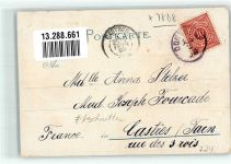 79674 W7868 Todtnau 1898 Gebrauchsspuren Hotel & Pension zum Ochsen Wasserfall Lithographie # beschnitten