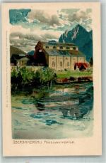 W8103 Oberammergau Zieher, Ottmar Nr. 2373 Passions-Theater Diemer, Z. 1900 Lithographie
