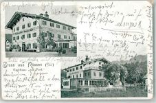 6344 Kössen Gebrauchsspuren Gasthaus zur Post